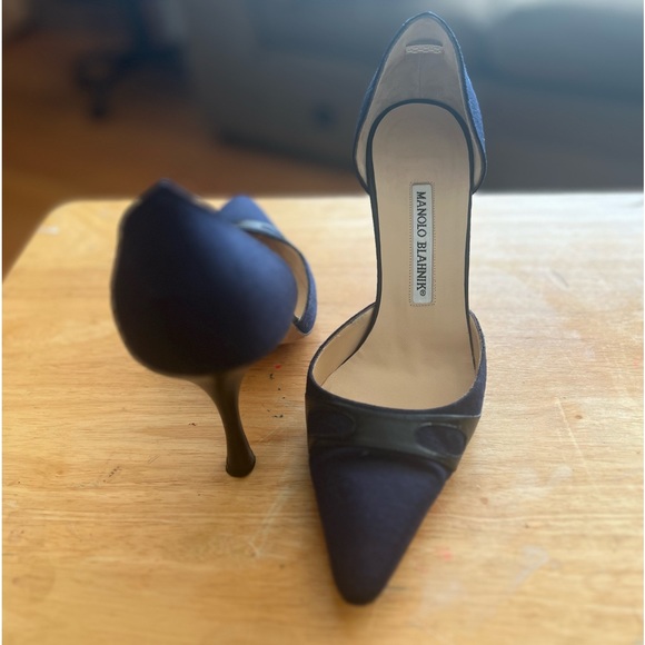Manolo Blahnik beautiful heels size38 in excellent used condition - Picture 1 of 13